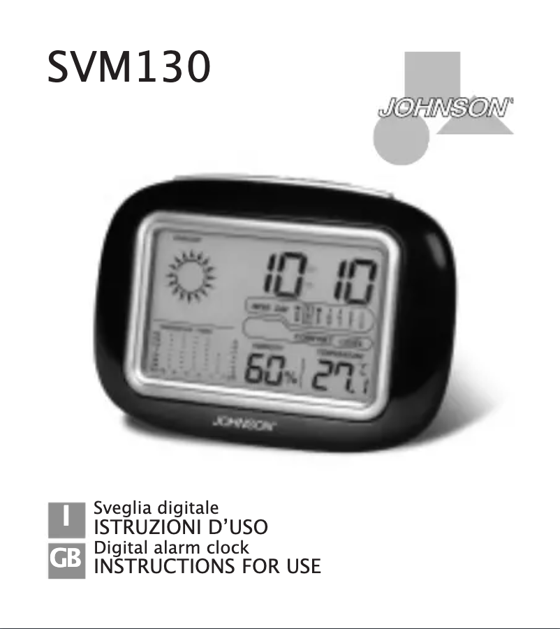 Imagen de la primera página del manual del dispositivo SVM130