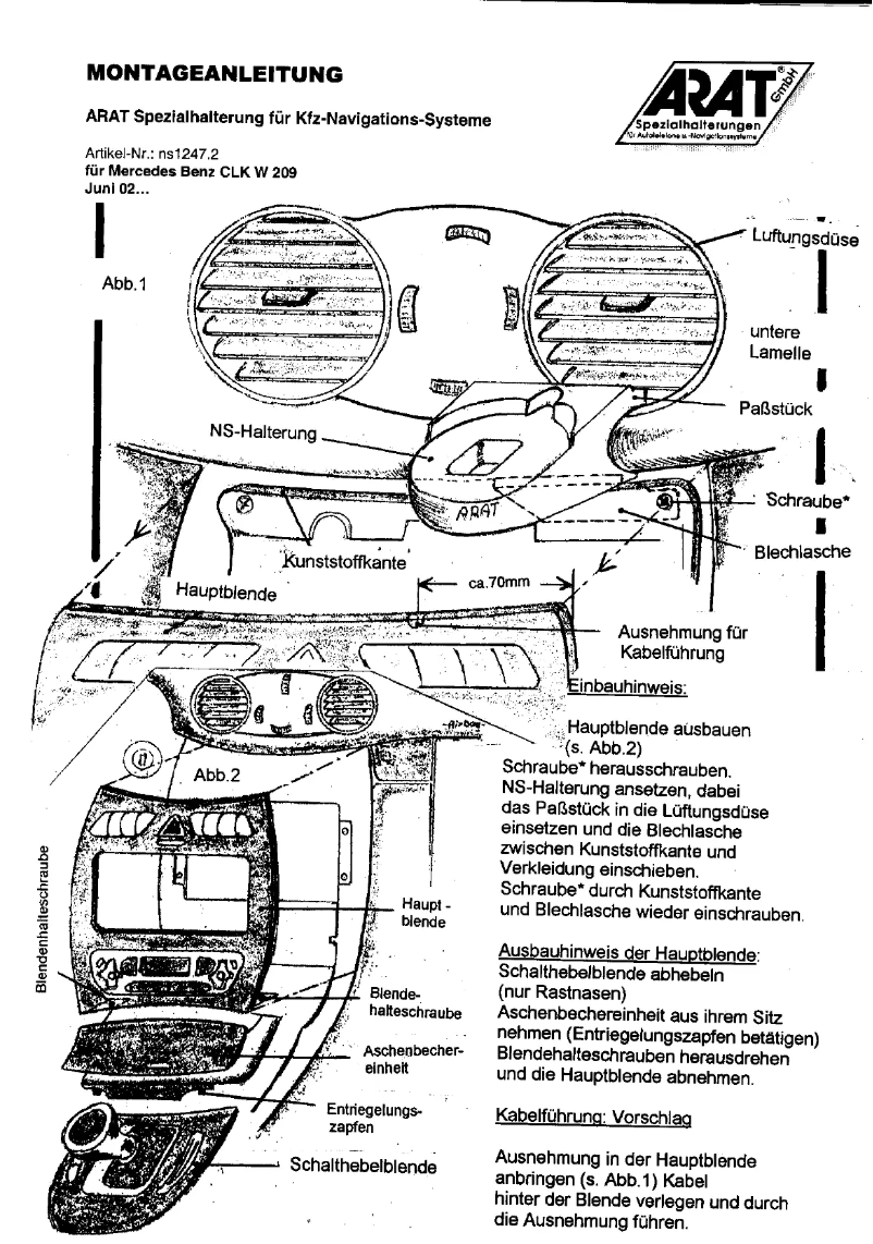 Página 1 del manual Manual de usuario Arat NS1247.2