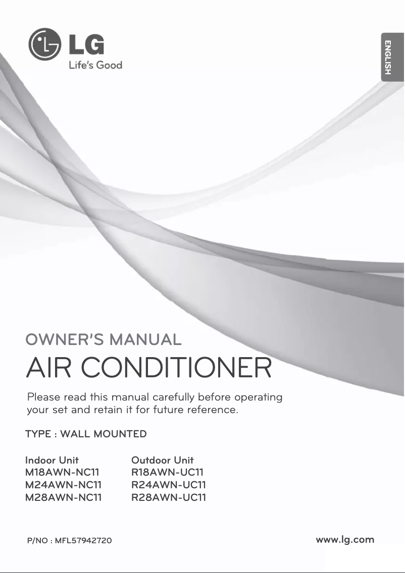 Página 1 del manual Manual de usuario LG M18AWN-NC11