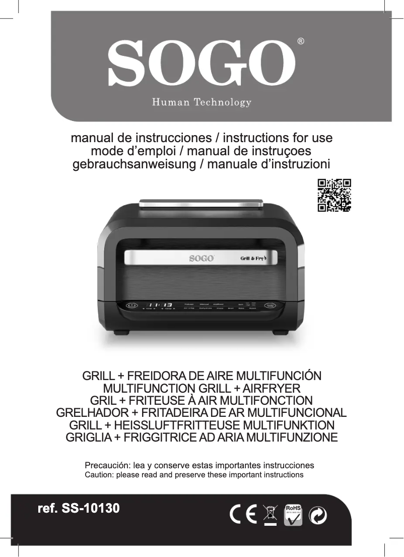 Página nº 1 - Manual de usuario Sogo SS-10130