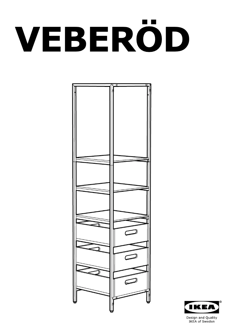 Página 1 del manual Manual de usuario Ikea VEBEROD