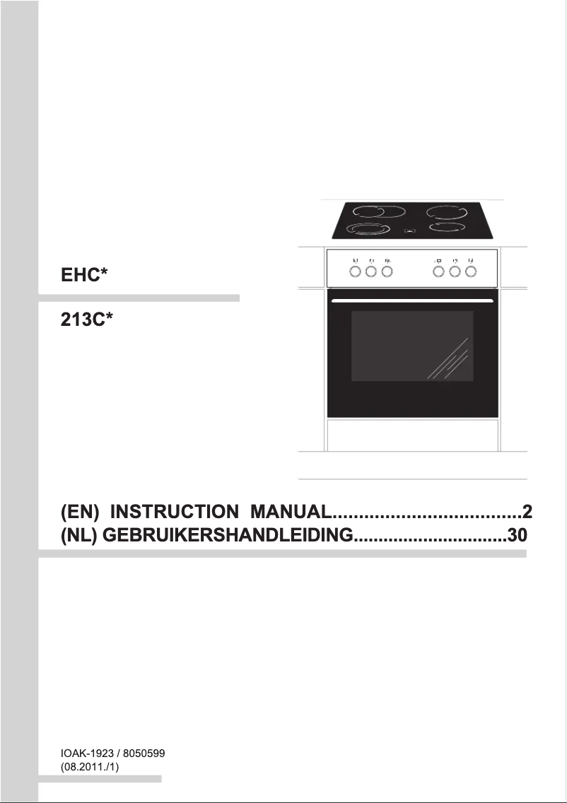 Imagen de la primera página del manual del dispositivo EHC 12295 E