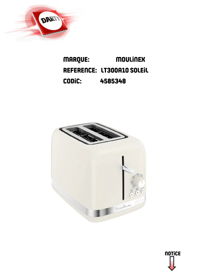 Imagen de la primera página del manual del dispositivo Soleil LT300A10