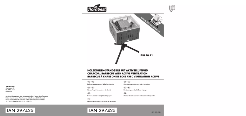 Imagen de la primera página del manual del dispositivo FLG 40 A1