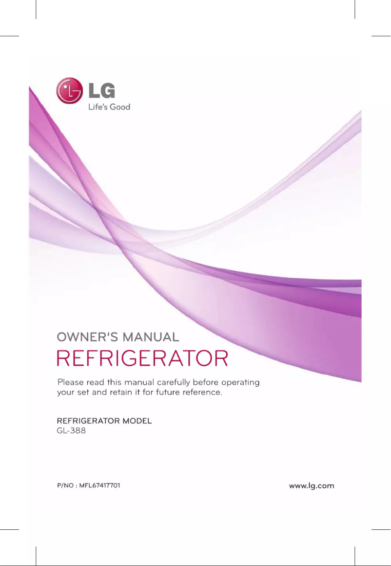 Página nº 1 - Manual de usuario LG GL-M393YSJX