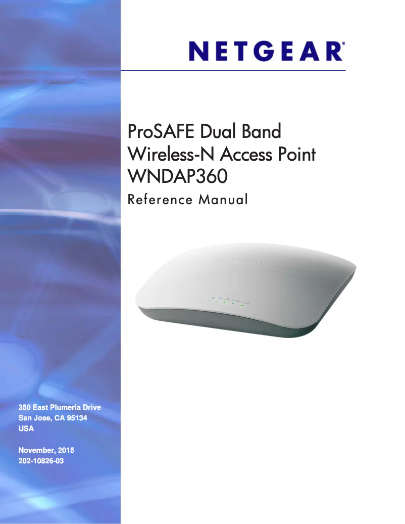 Página 1 del manual Manual de usuario Netgear WNDAP360