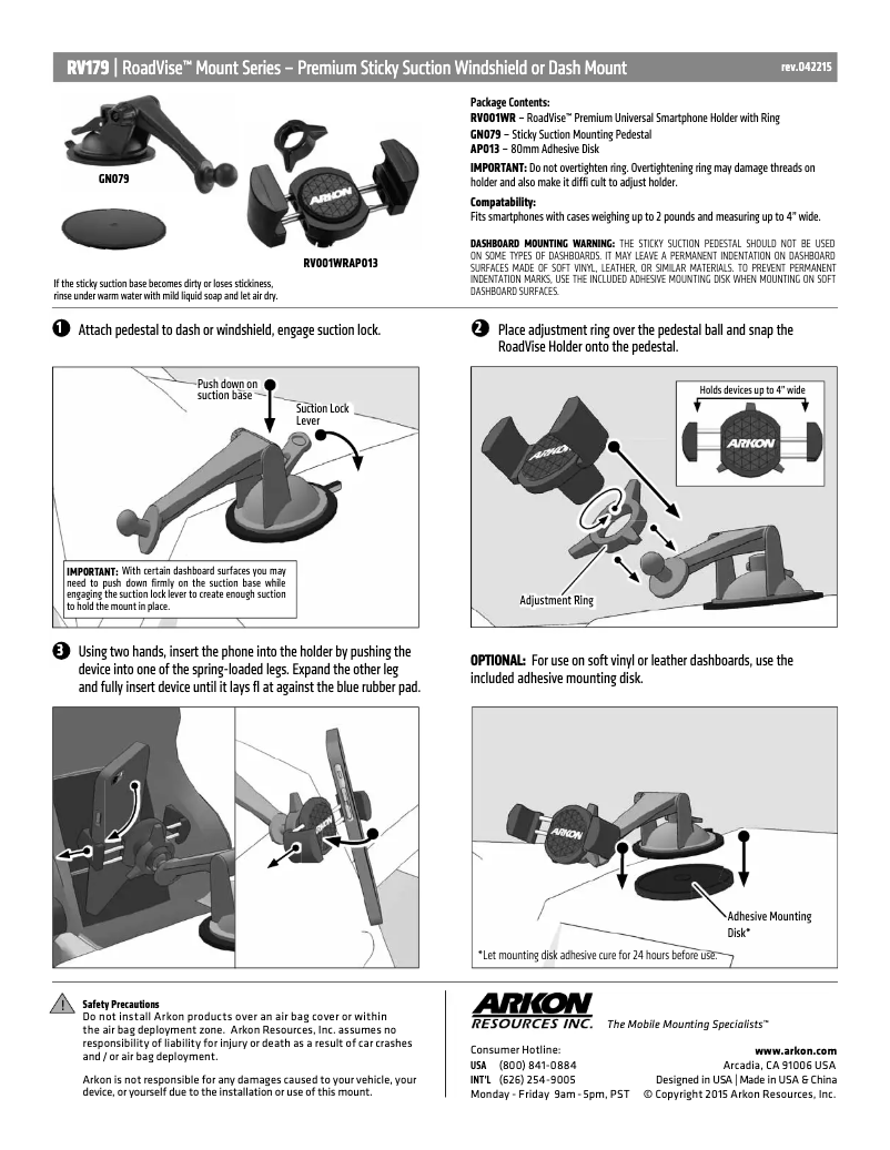 Imagen de la primera página del manual del dispositivo RV179