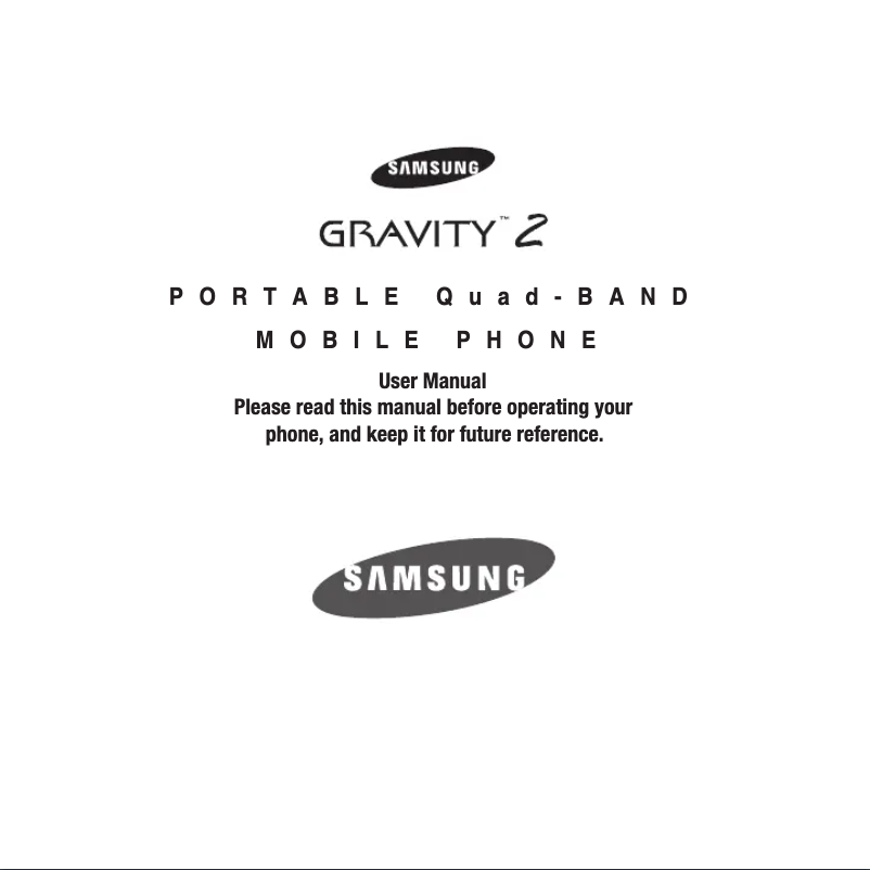Imagen de la primera página del manual del dispositivo Gravity 2