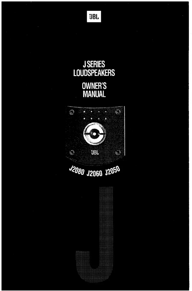 Página 1 del manual Manual de usuario JBL J2080
