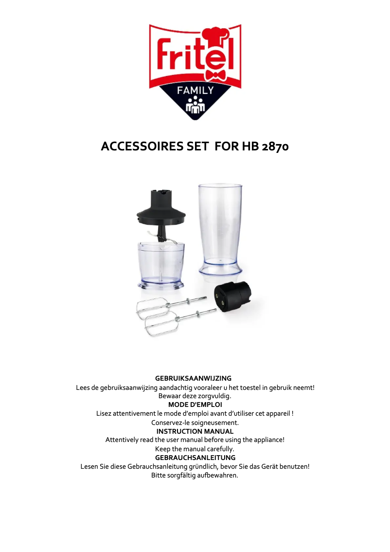 Imagen de la primera página del manual del dispositivo HB 2870