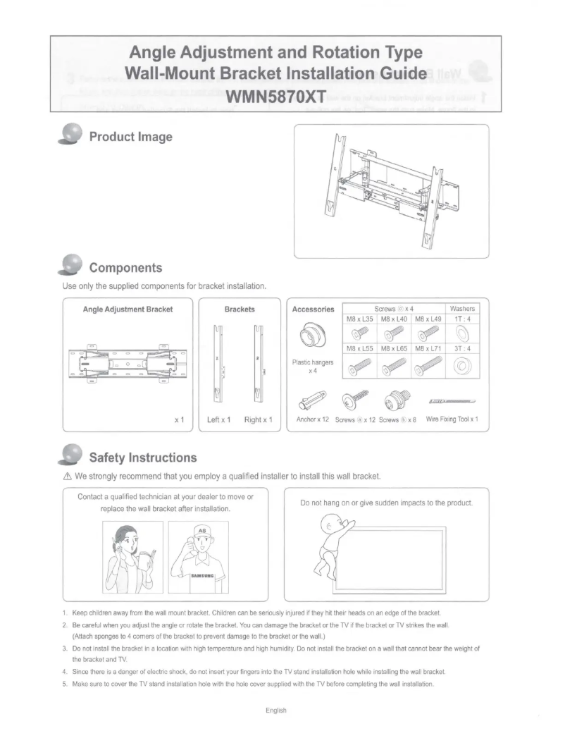 Imagen de la primera página del manual del dispositivo WMN5870XT