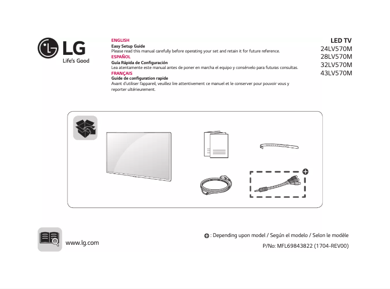 Página nº 1 - Manual de usuario LG 32LV570M