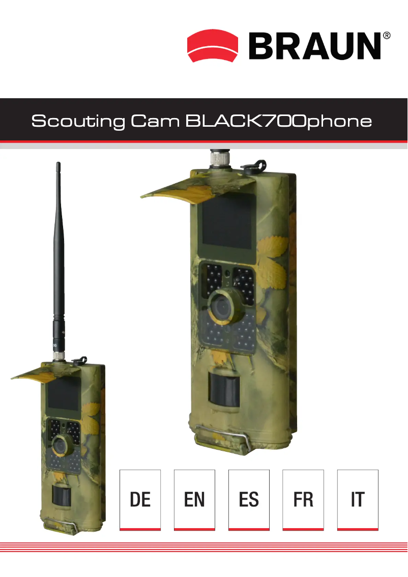 Página 1 del manual Manual de usuario Braun BLACK700phone