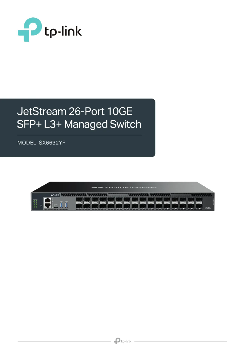 Imagen de la primera página del manual del dispositivo SX6632YF