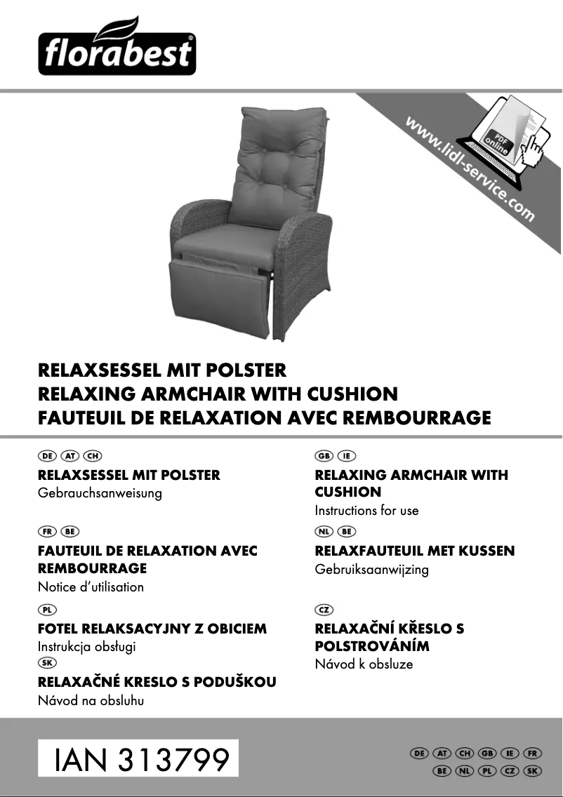 Imagen de la primera página del manual del dispositivo IAN 313799