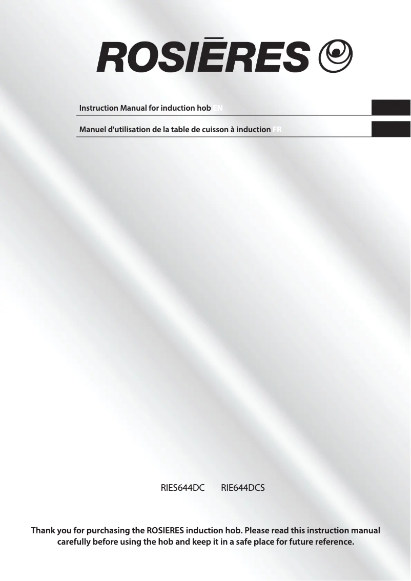 Imagen de la primera página del manual del dispositivo RIE 644 DCS