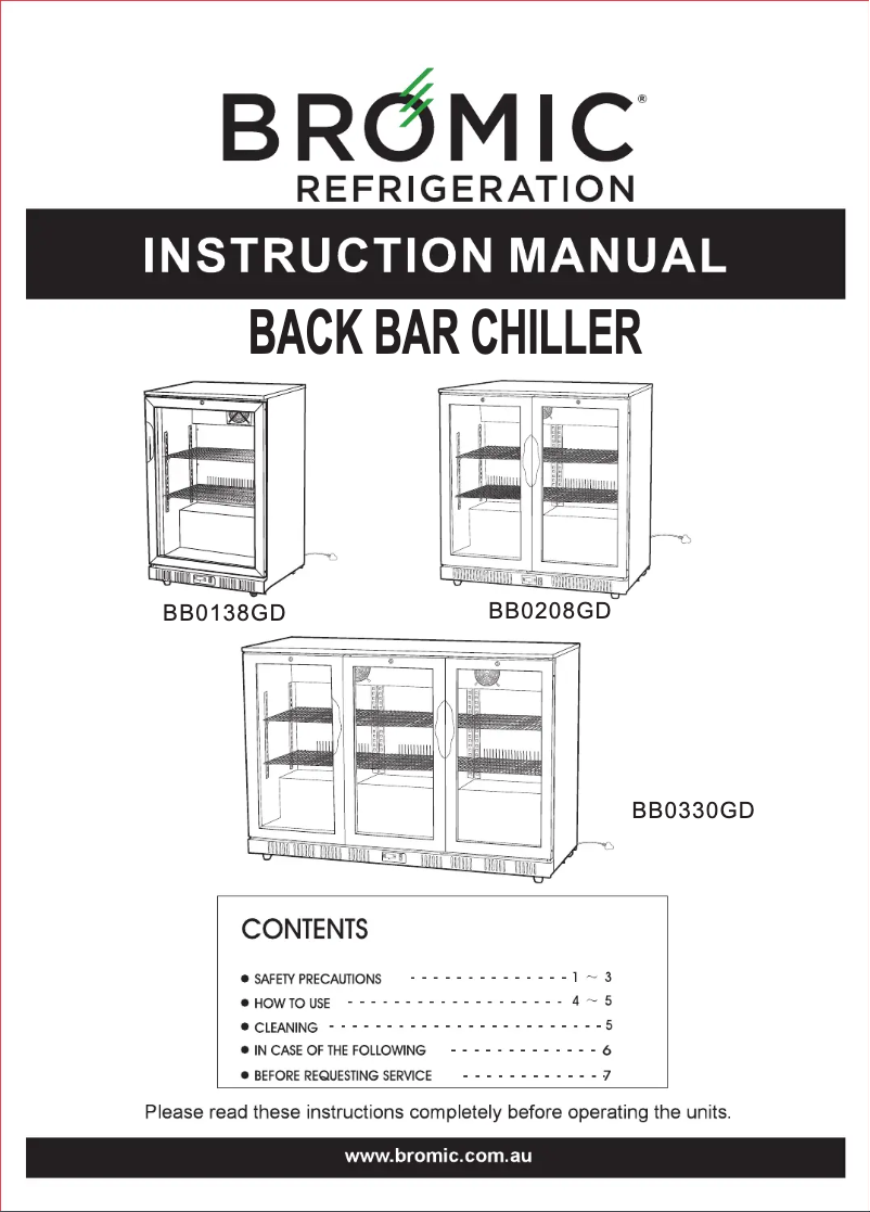 Imagen de la primera página del manual del dispositivo BB0200GD