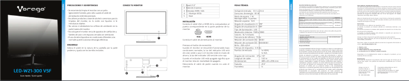 Página 1 del manual Manual de usuario Vorago LED-W21-300V5F