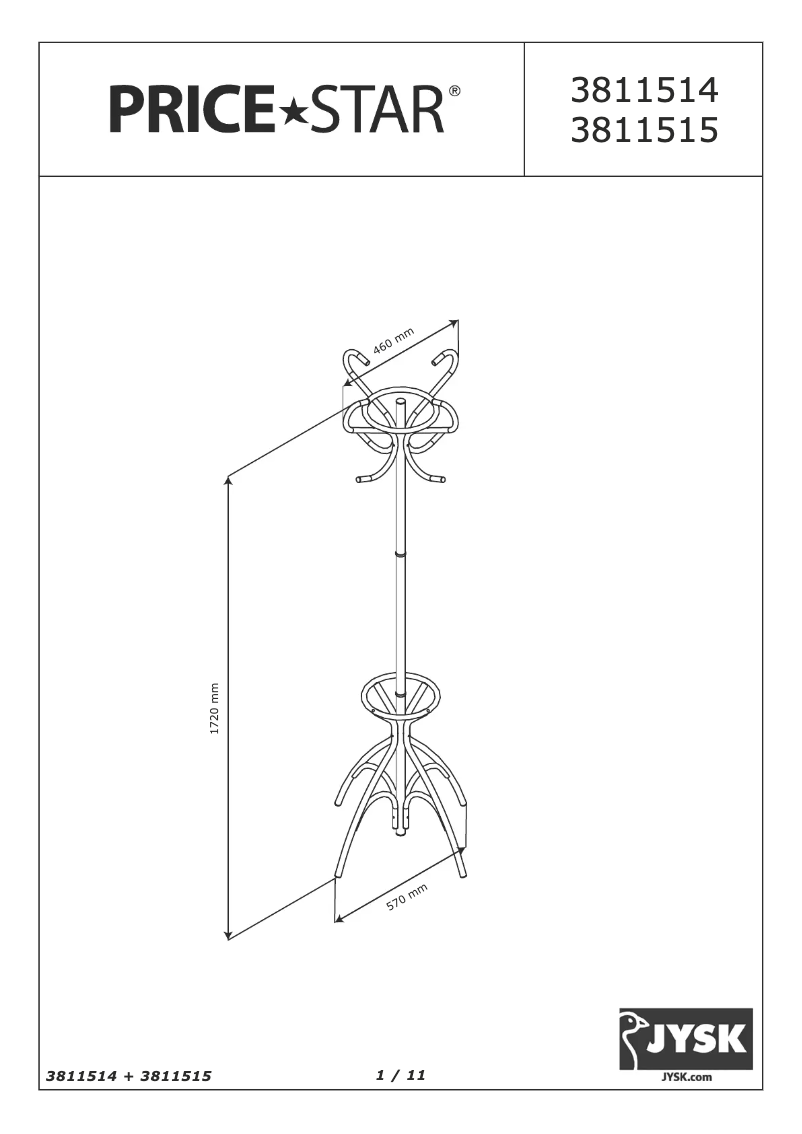 Imagen de la primera página del manual del dispositivo Price Star