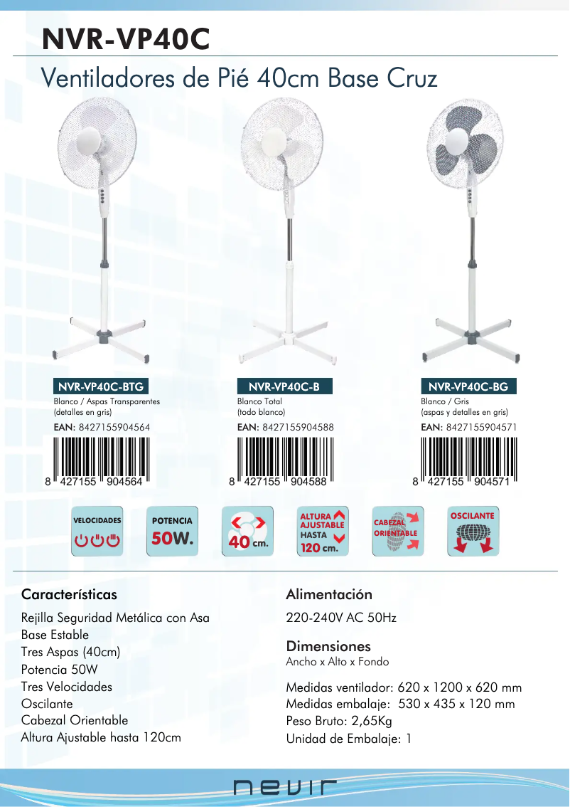 Imagen de la primera página del manual del dispositivo NVR-VP40C-BTG