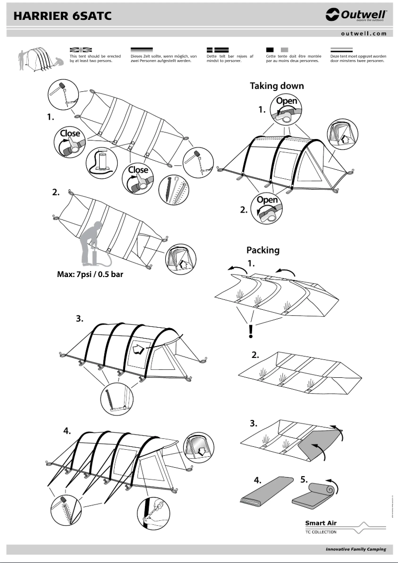 Imagen de la primera página del manual del dispositivo Harrier 6SATC