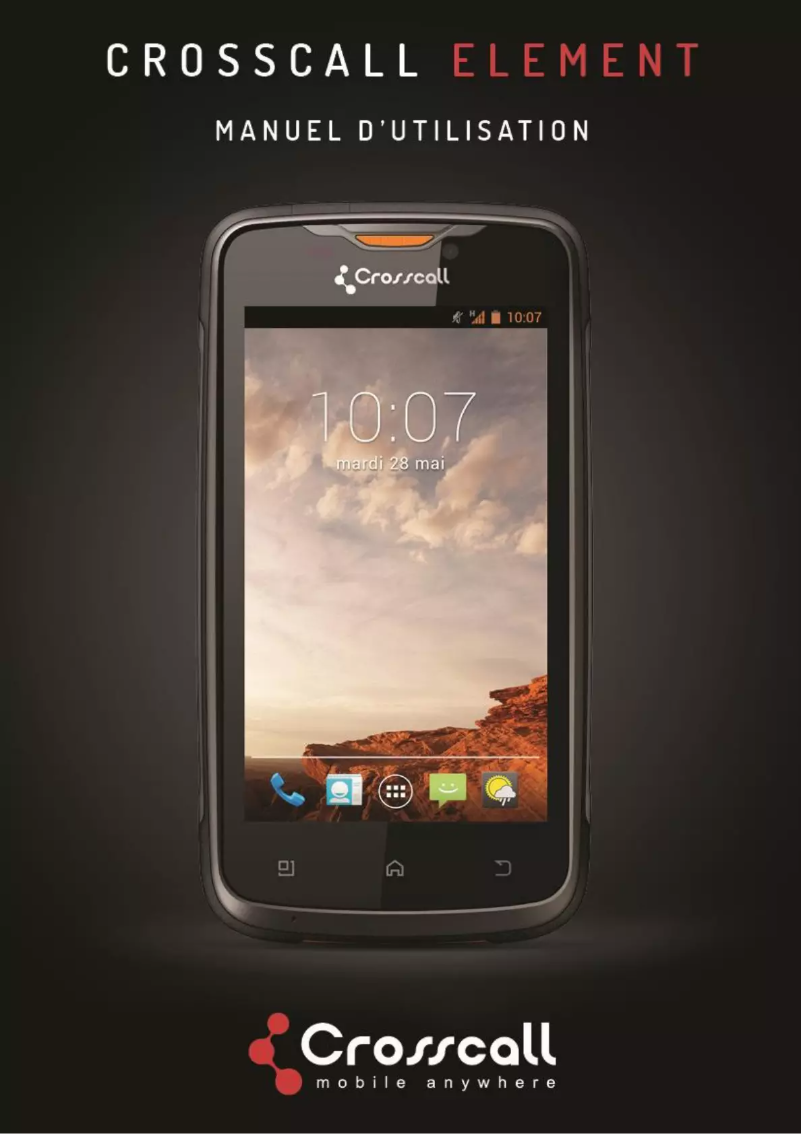 Página 1 del manual Manual de usuario Crosscall Element