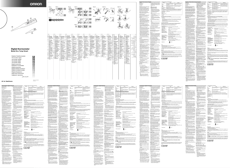 Página nº 1 - Manual de usuario Omron Eco Temp Smart