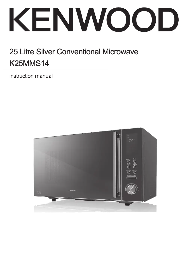 Imagen de la primera página del manual del dispositivo K25MMS14