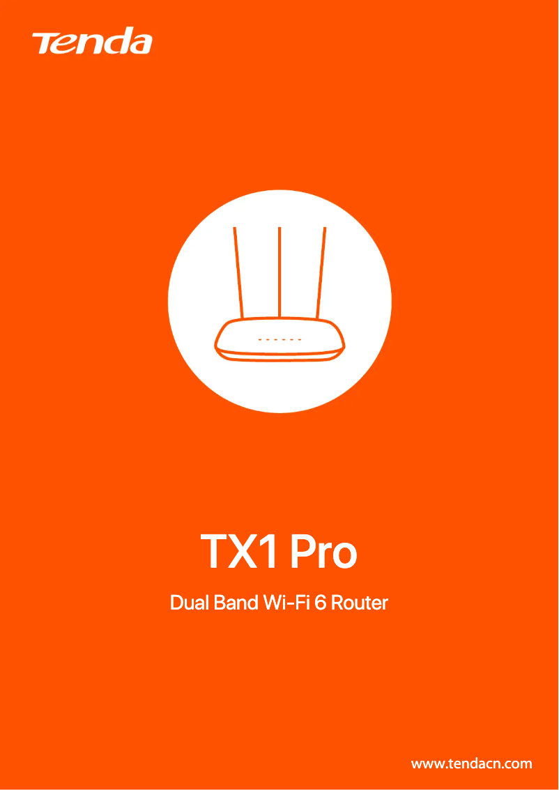 Imagen de la primera página del manual del dispositivo TX1 Pro