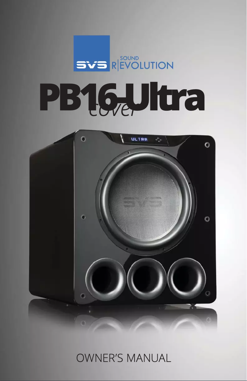 Página nº 1 - Manual de usuario SVS PB16-Ultra
