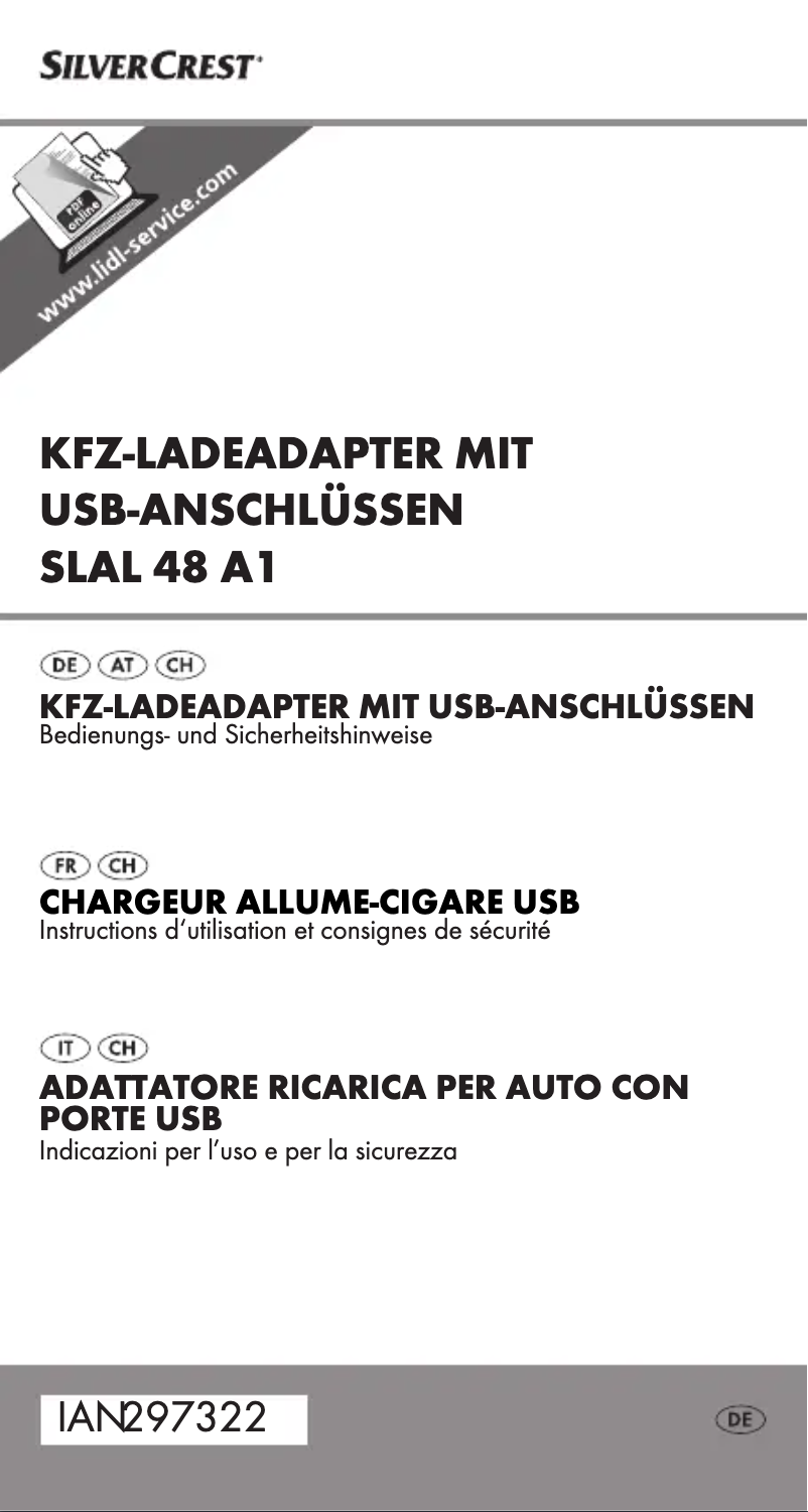 Página nº 1 - Manual de usuario SilverCrest SLAL 48 A1