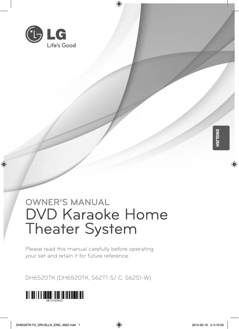 Imagen de la primera página del manual del dispositivo DH6520TK