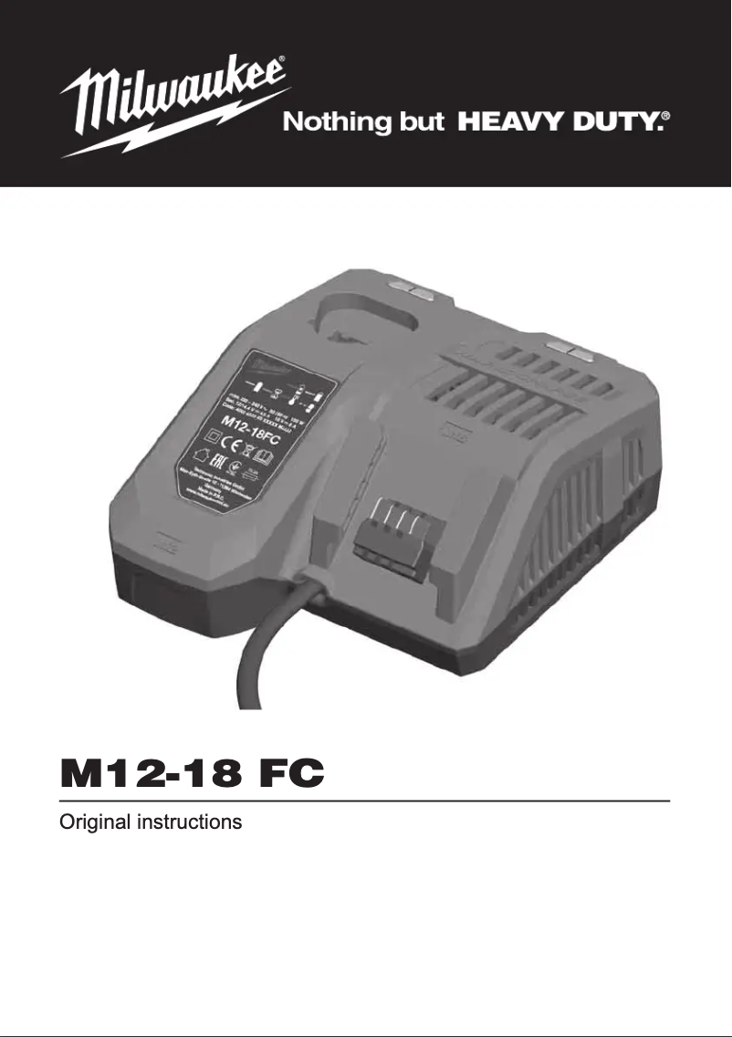 Página nº 1 - Manual de usuario Milwaukee M12-18 FC