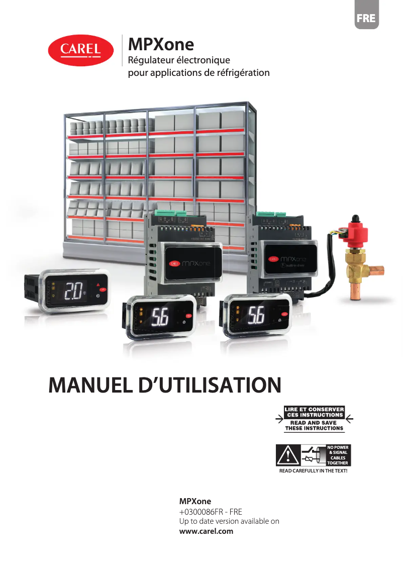 Página 1 del manual Manual de usuario Carel MPXone