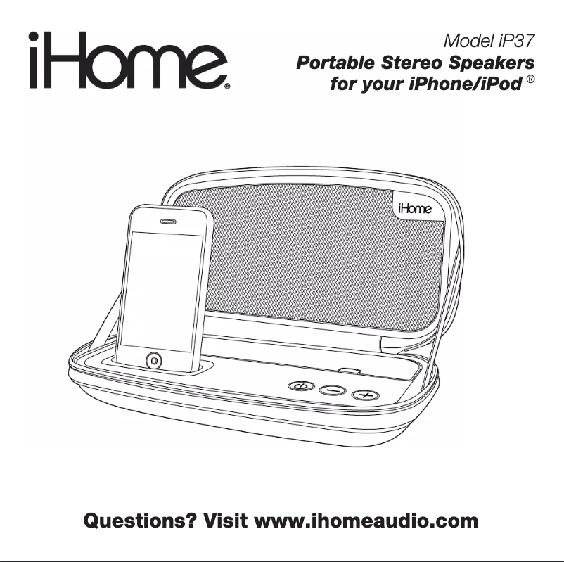 Imagen de la primera página del manual del dispositivo iP37