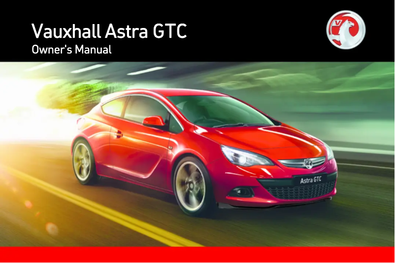 Imagen de la primera página del manual del dispositivo Astra GTC (2012)