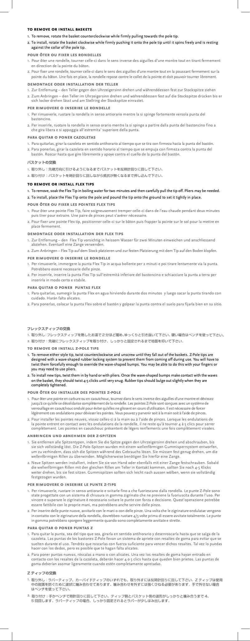 Página 1 del manual Manual de usuario Black Diamond Tech Tip