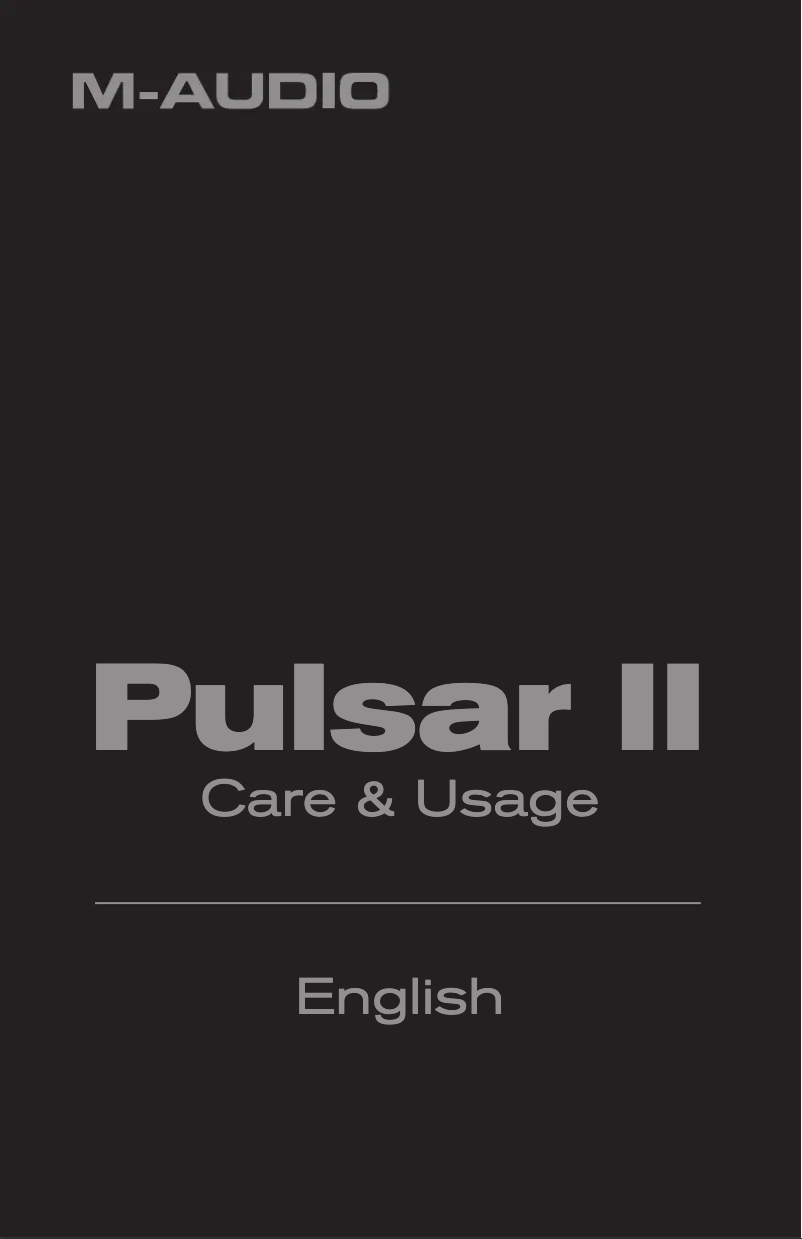 Imagen de la primera página del manual del dispositivo Pulsar II