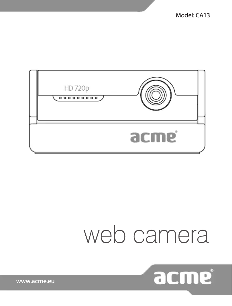 Imagen de la primera página del manual del dispositivo CA13