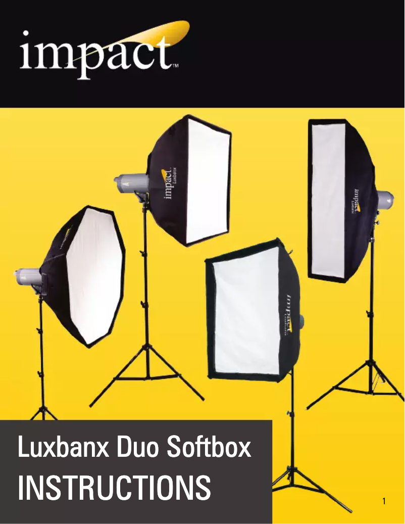 Página 1 del manual Manual de usuario Impact Luxbanx Duo