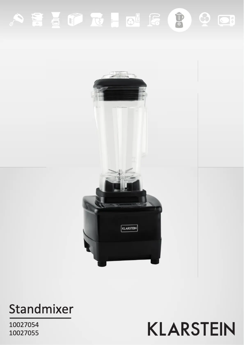 Página 1 del manual Manual de usuario Klarstein 60001599