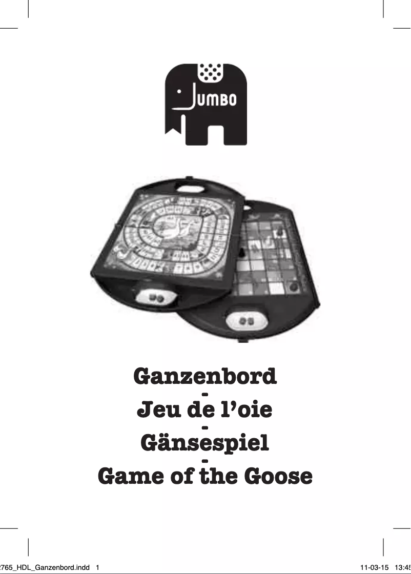 Página 1 del manual Manual de usuario Jumbo Ganzenbord en Slangen en ladderspel Reisspel