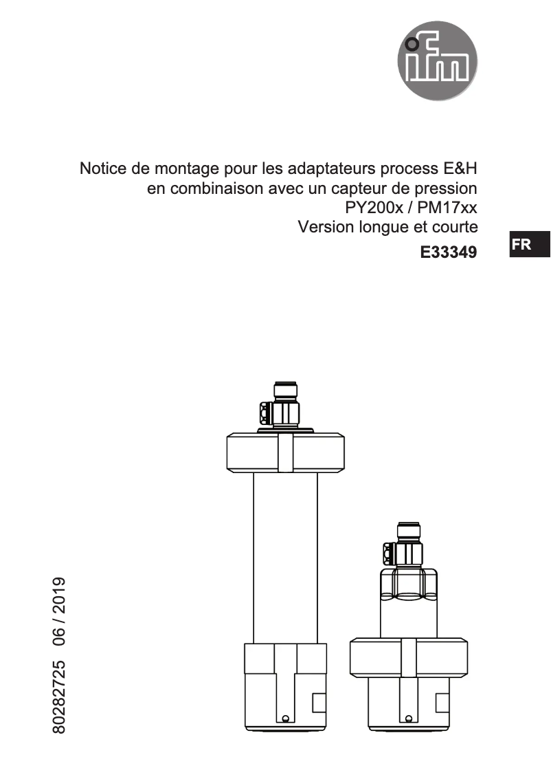 Página 1 del manual Manual de usuario IFM E33349