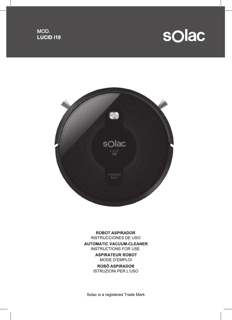 Página 1 del manual Manual de usuario Solac LUCID i10