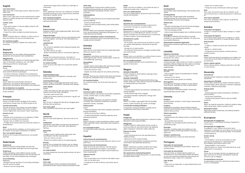 Imagen de la primera página del manual del dispositivo NORDVIKEN