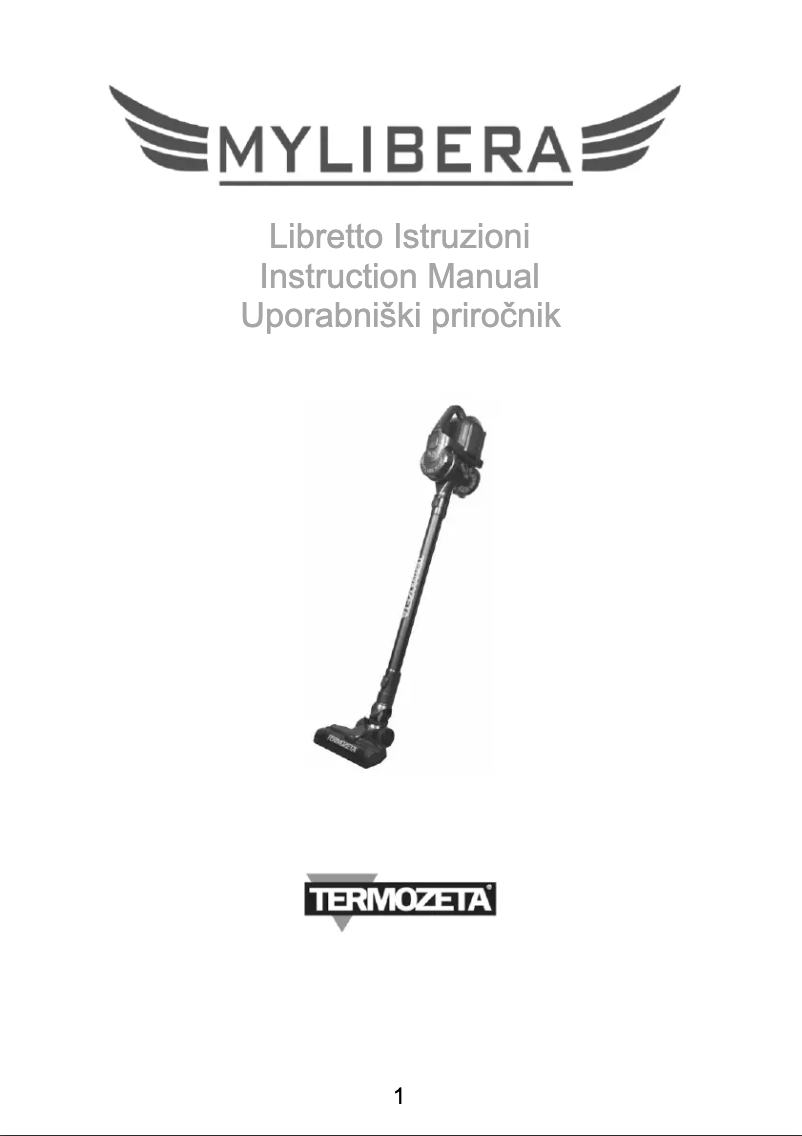 Página 1 del manual Manual de usuario Termozeta MyLibera 311001