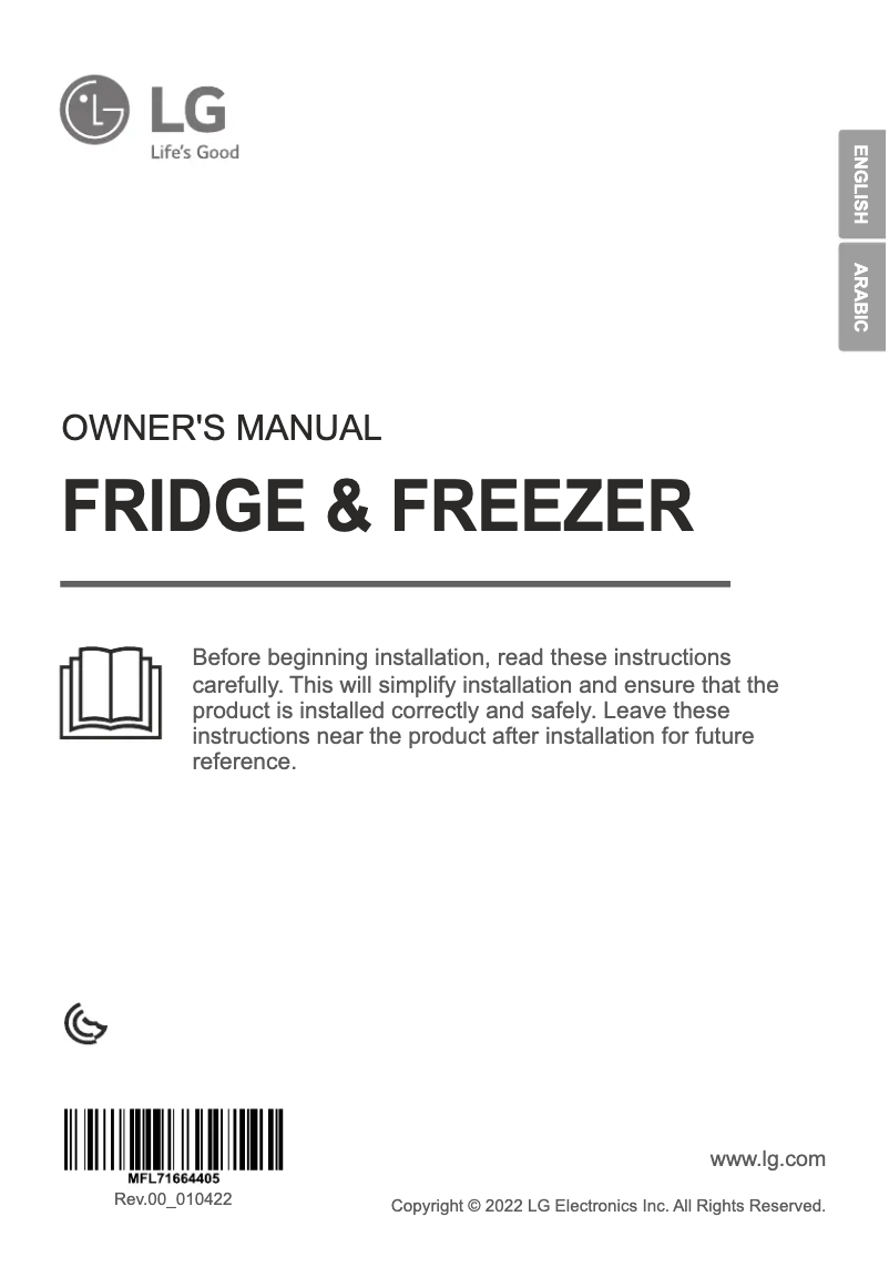 Imagen de la primera página del manual del dispositivo GN-B502PQGB