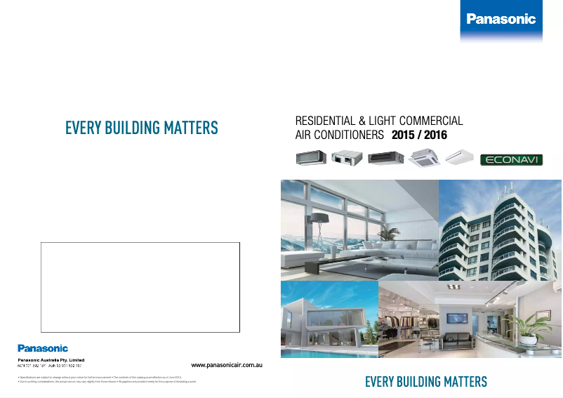 Página 1 del manual Manual de usuario Panasonic S-100PF1R5A