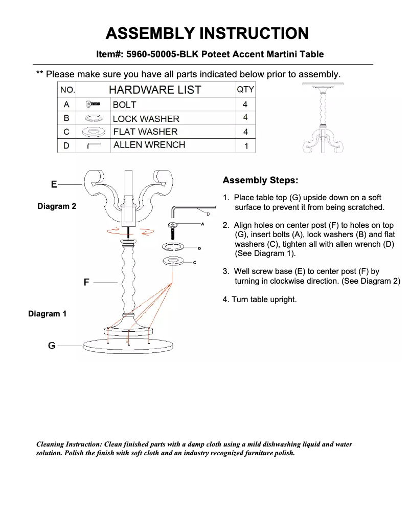 Imagen de la primera página del manual del dispositivo 5960-50005-BLK