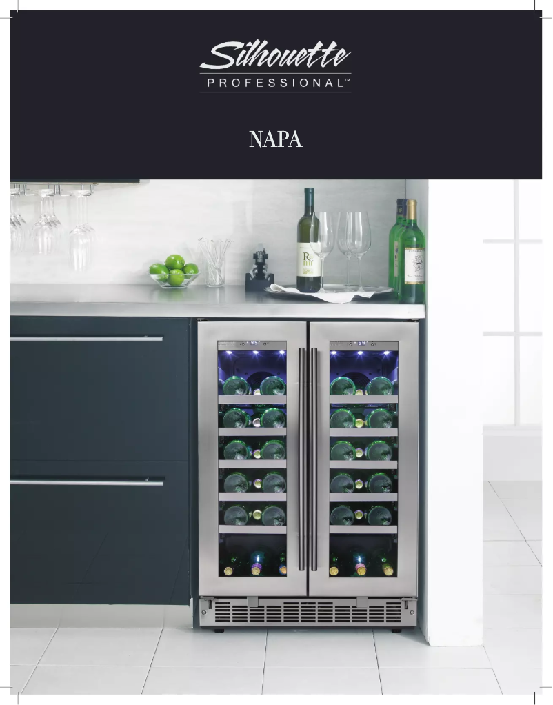 Imagen de la primera página del manual del dispositivo Silhouette DWC047D1BSSPR